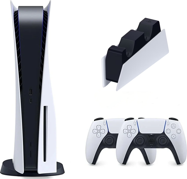 Sony Playstation 5 825 GB - Türkçe Menü + Ps5 2. Kol + Ps5 Şarj İstasyonu - Image 1