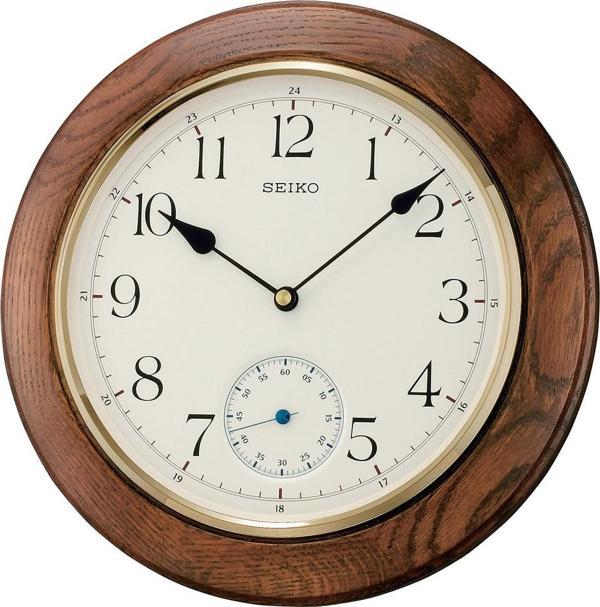 Seiko Qxa432b Ahsap Kasa Duvar Saati - Image 1