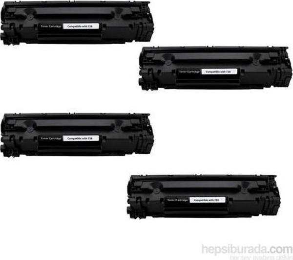 hementoner Canon İ Sensys Mf4780w Muadil Toner (CRG-728)  4 Lü Ekonomik Paket - Image 1
