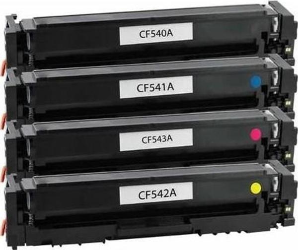 hementoner Hp CF540A Chipli Siyah Muadil Toner - Image 1