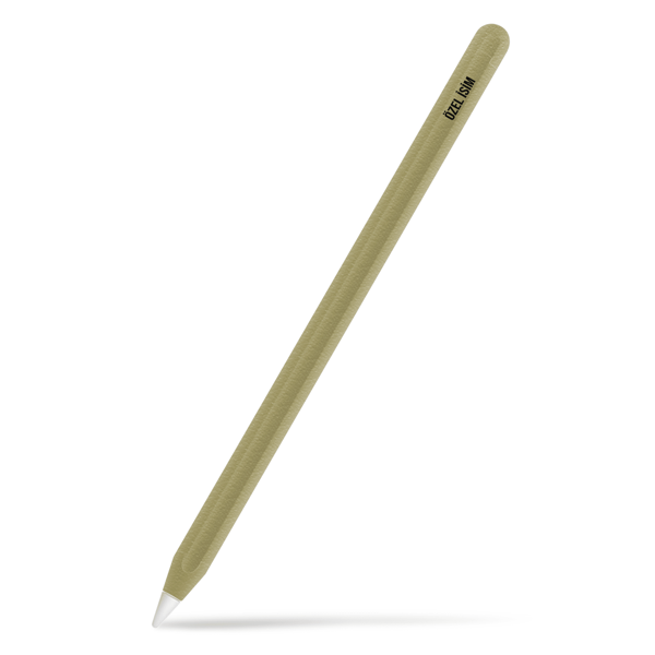 Papscover Apple Pencil Kaplama Dokulu Haki Yeşil - Image 1