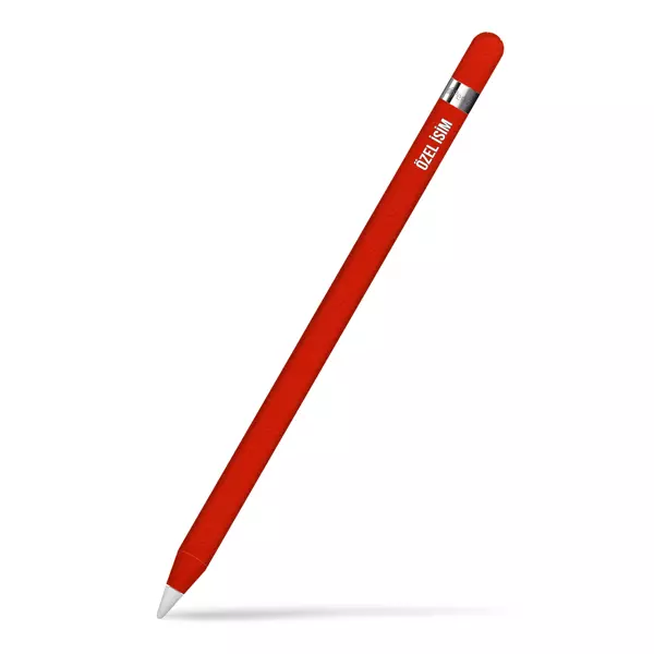 Papscover Apple Pencil Kaplama Dokulu Kırmızı - Image 1