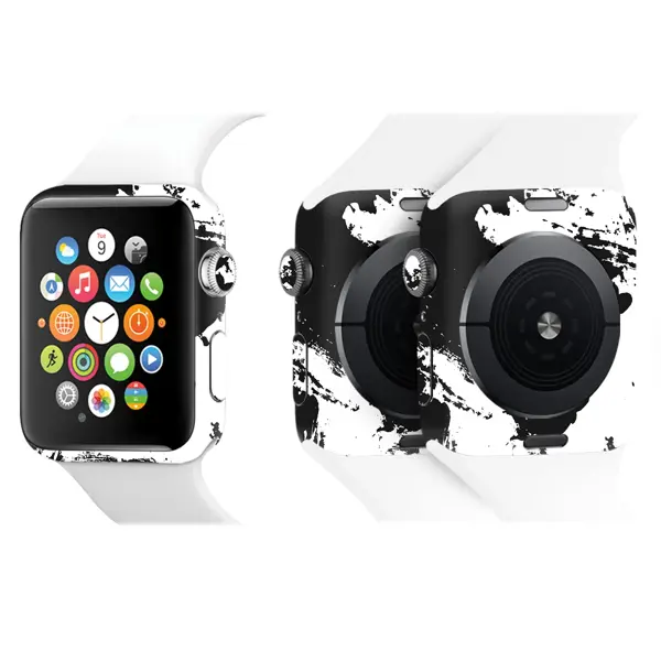 Papscover Apple Watch Kaplama Siyah Beyaz - Image 1
