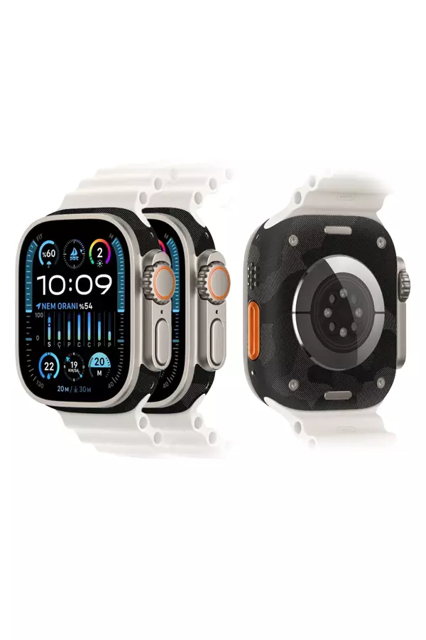 Papscover Apple Watch Kaplama Siyah Kamuflaj - Image 1