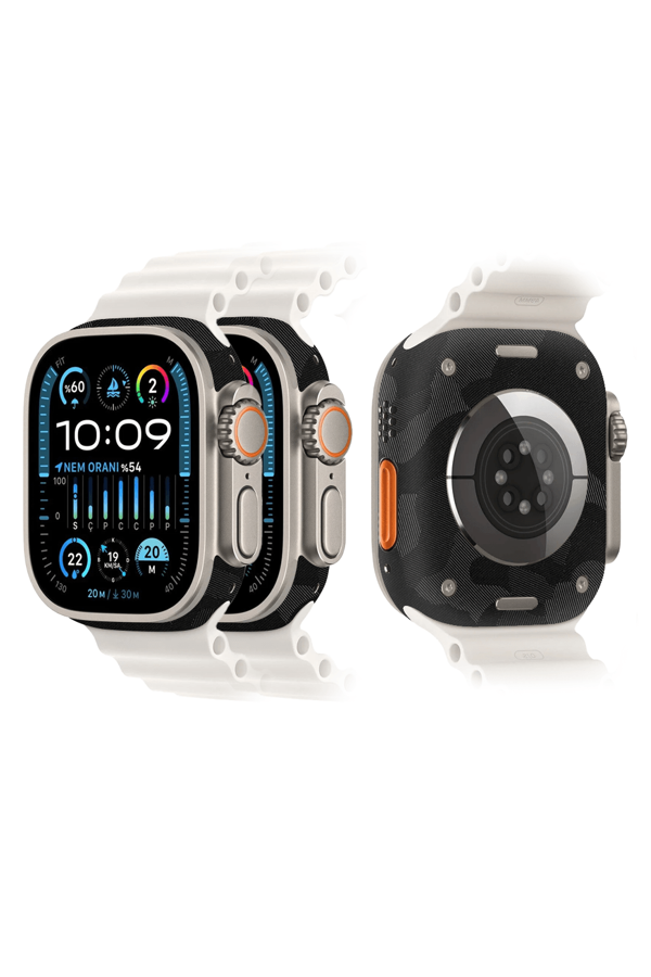 Papscover Apple Watch Kaplama Siyah Kamuflaj - Image 1