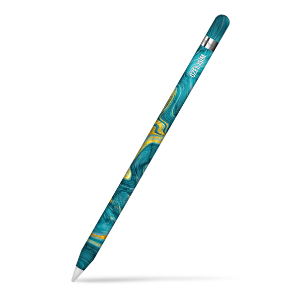 Papscover Apple Pencil Kaplama Mistik Turkuaz Dalga - Image 1