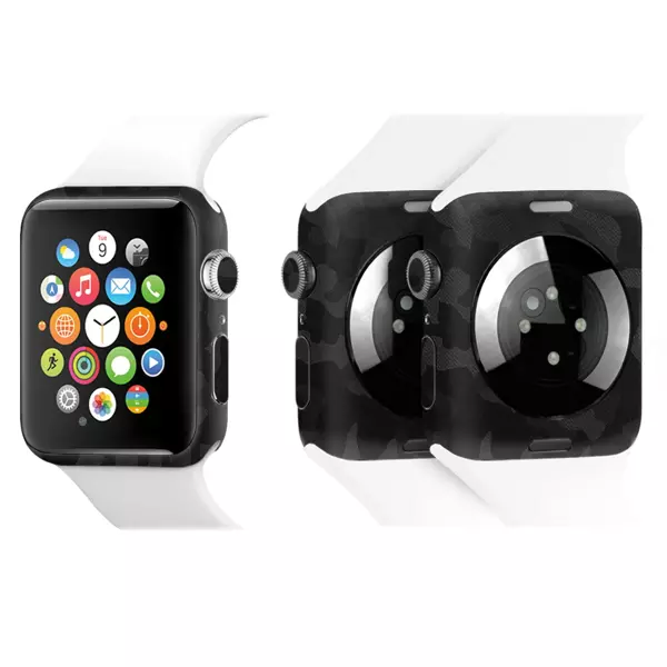 Papscover Apple Watch Kaplama Siyah Kamuflaj - Image 1
