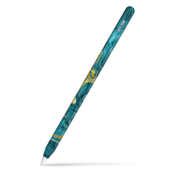 Papscover Apple Pencil Kaplama Mistik Turkuaz Dalga - Image 1