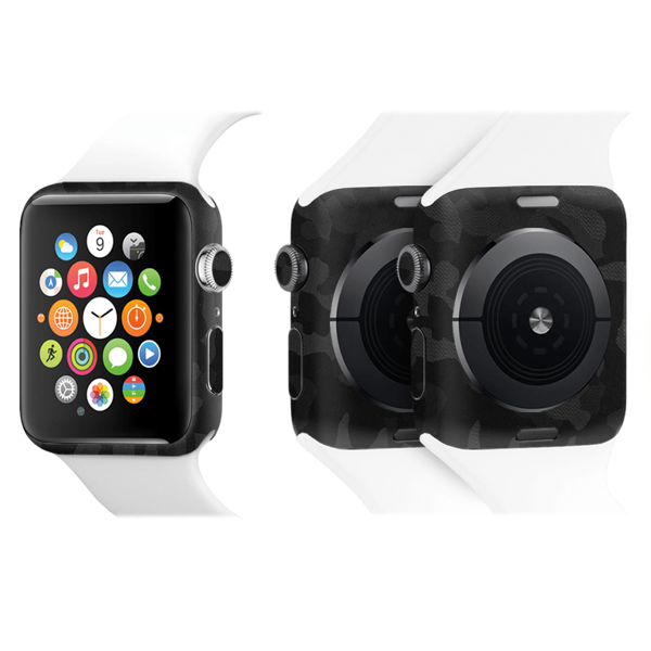 Papscover Apple Watch Kaplama Siyah Kamuflaj - Image 1