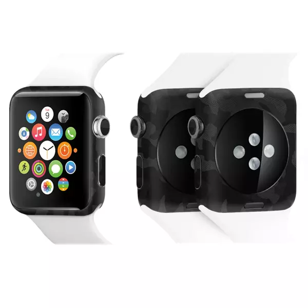 Papscover Apple Watch Kaplama Siyah Kamuflaj - Image 1