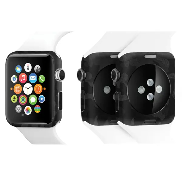 Papscover Apple Watch Kaplama Siyah Kamuflaj - Image 1