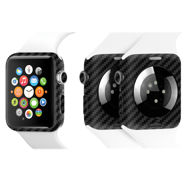 Papscover Apple Watch Kaplama Siyah Karbon Fiber - Image 1