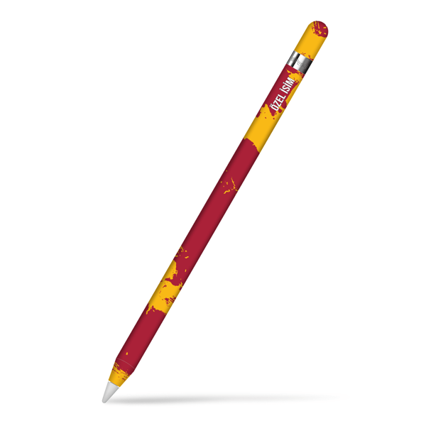 Papscover Apple Pencil Kaplama Sarı Kırmızı - Image 1