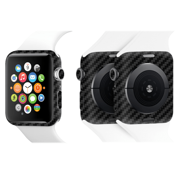 Papscover Apple Watch Kaplama Siyah Karbon Fiber - Image 1