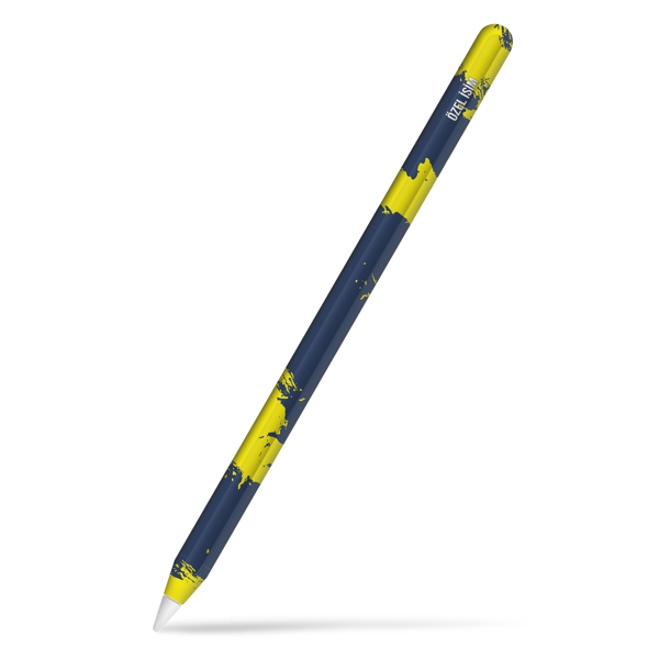 Papscover Apple Pencil Kaplama Sarı Lacivert - Image 1