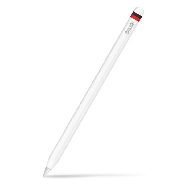 Papscover Apple Pencil Kaplama Siyah Beyaz Kırmızı - Image 1
