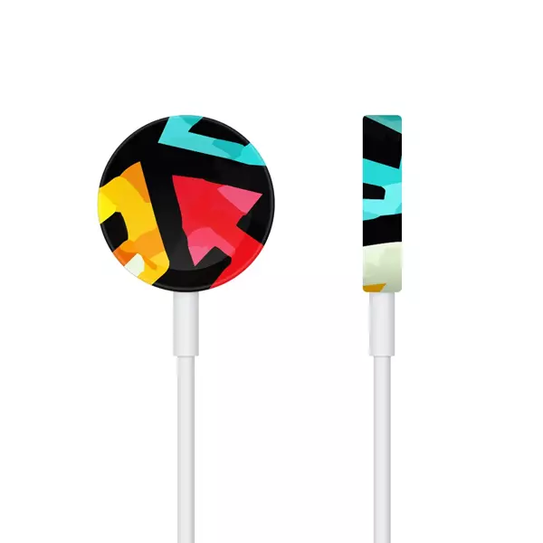 Papscover Apple Watch Manyetik Şarj Kaplama Grafiti - Image 1