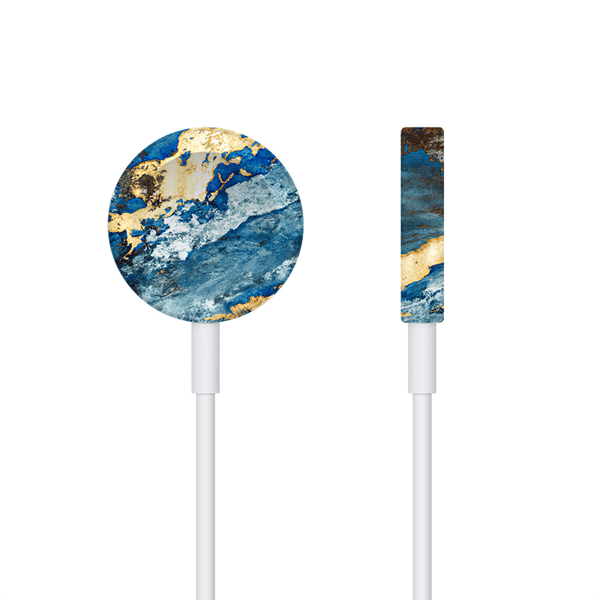 Papscover Apple Watch Manyetik Şarj Kaplama Mistik Mermer - Image 1