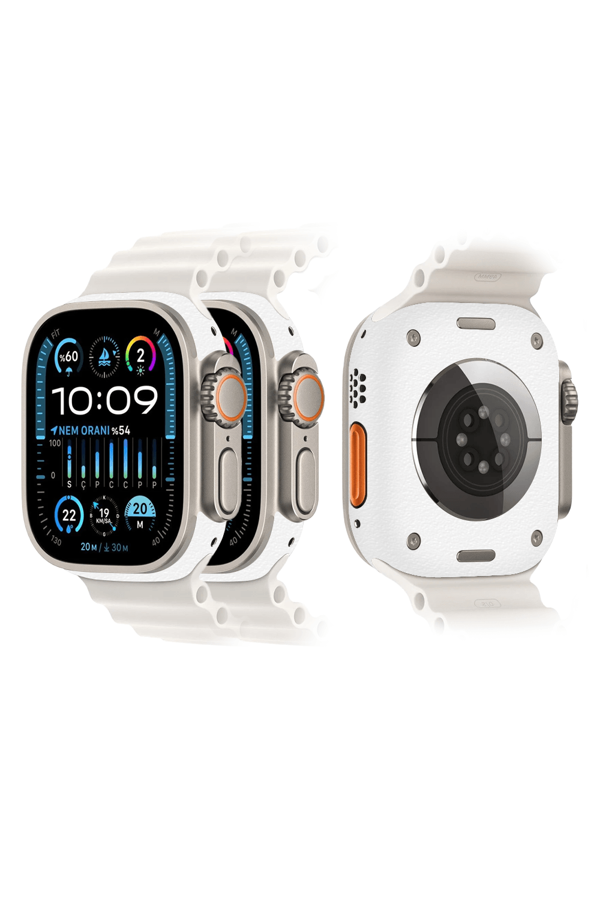 Papscover Apple Watch Kaplama Dokulu Beyaz - Image 1