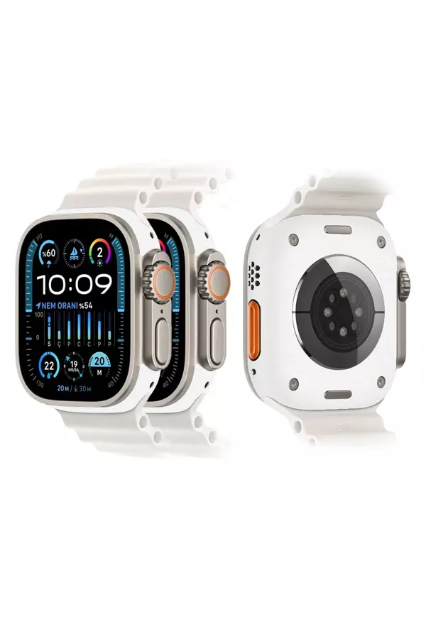 Papscover Apple Watch Kaplama Dokulu Beyaz - Image 1