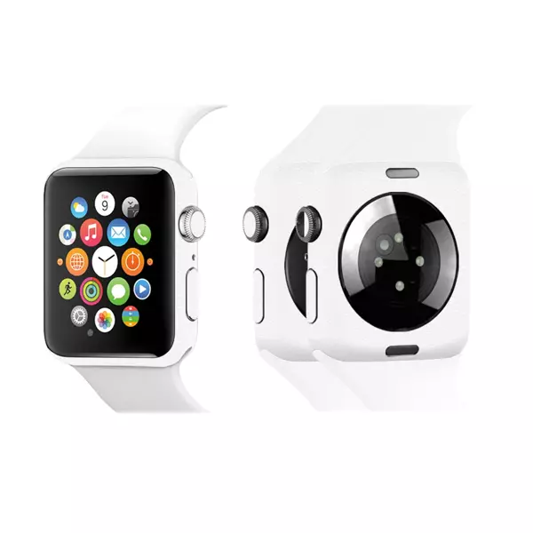 Papscover Apple Watch Kaplama Dokulu Beyaz - Image 1