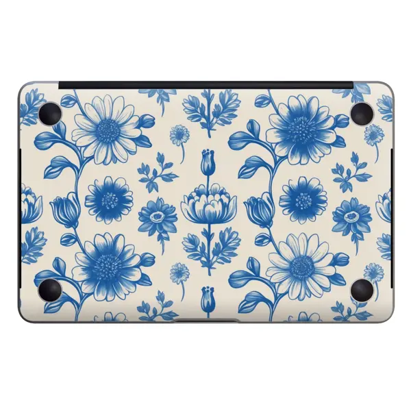 Papscover Macbook Air 13" (2018-2019) Kaplama - Mavi Bahçe - Image 1