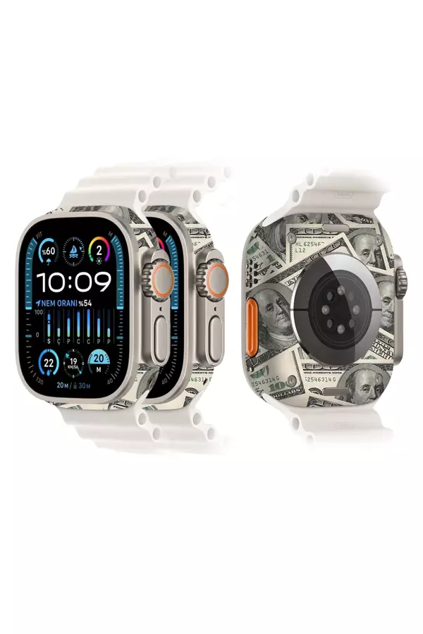 Papscover Apple Watch Kaplama Dolar Desenli - Image 1