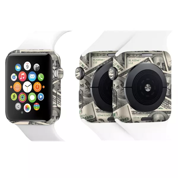 Papscover Apple Watch Kaplama Dolar Desenli - Image 1