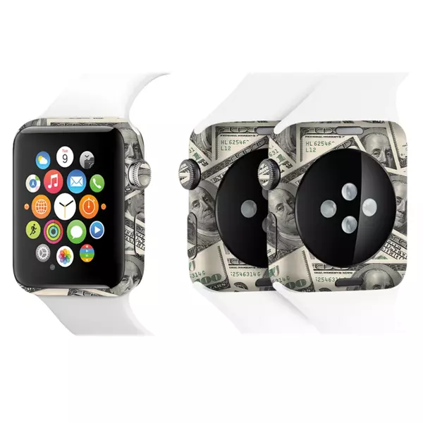 Papscover Apple Watch Kaplama Dolar Desenli - Image 1