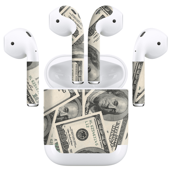 Papscover Airpods (Gen 2 No Wireless) Kaplama Dolar Desenli - Image 1