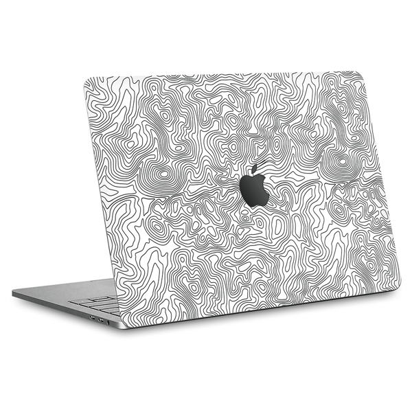 Papscover Macbook Air 13" (2018-2019) Kaplama - Beyaz İzohips - Image 1
