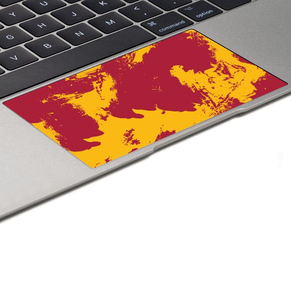 Papscover Macbook Air 13" (2020 M1) Kaplama - Sarı Kırmızı - Image 1