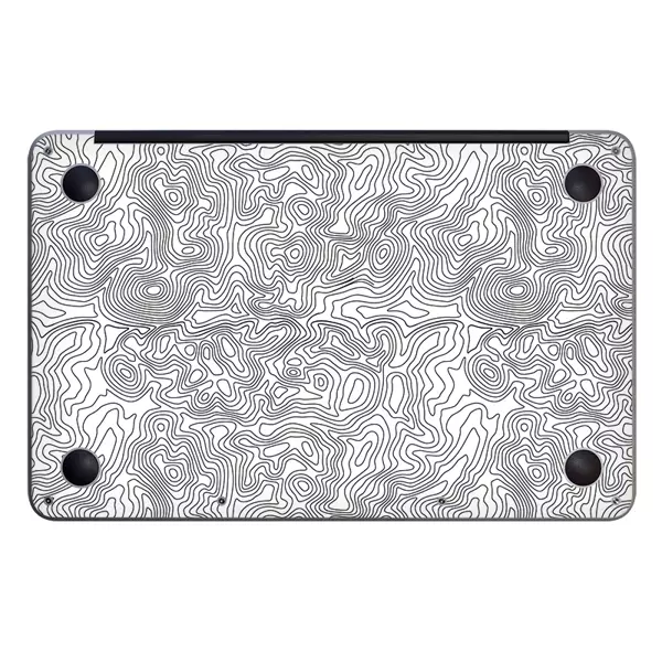 Papscover Macbook Pro 13" (2022 M2) Kaplama - Beyaz İzohips - Image 1