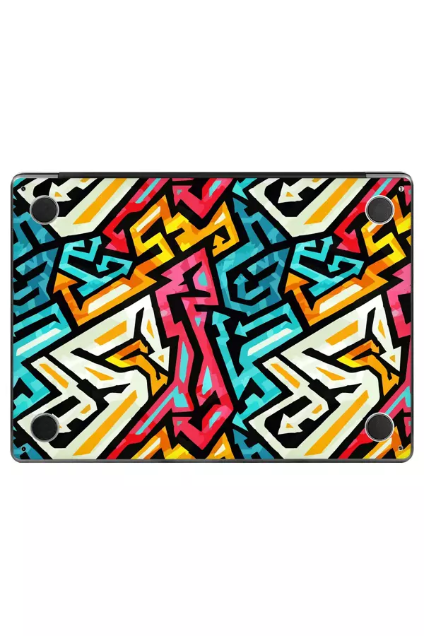 Papscover Macbook Air 13" (2024 M3) Kaplama - Grafiti - Image 1
