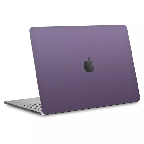 Papscover Macbook Air 13" (2018-2019) Kaplama - Dokulu Derin Mor - Image 1