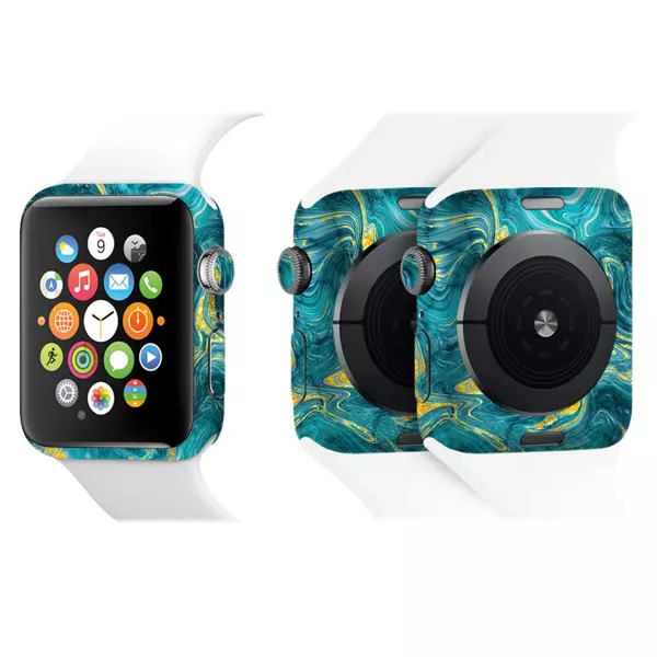 Papscover Apple Watch Kaplama Mistik Turkuaz Dalga - Image 1