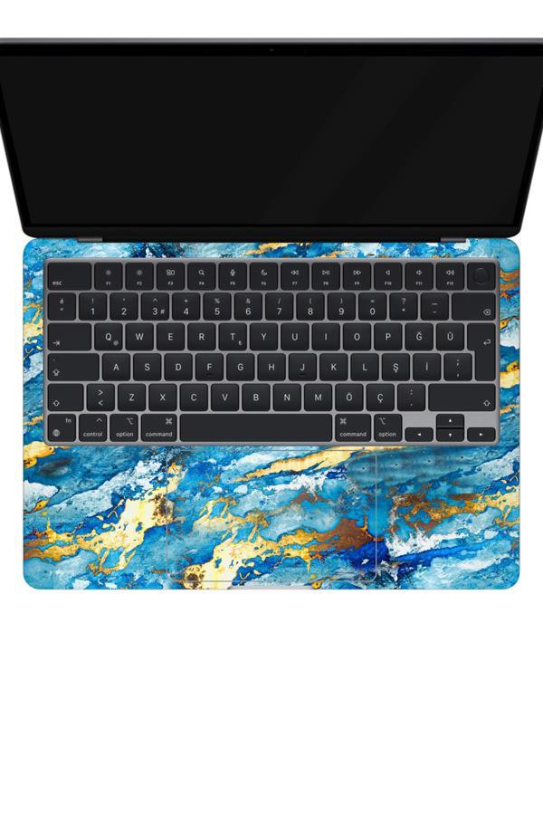 Papscover Macbook Air 13" (2022 M2) Kaplama - Mistik Mermer - Image 1