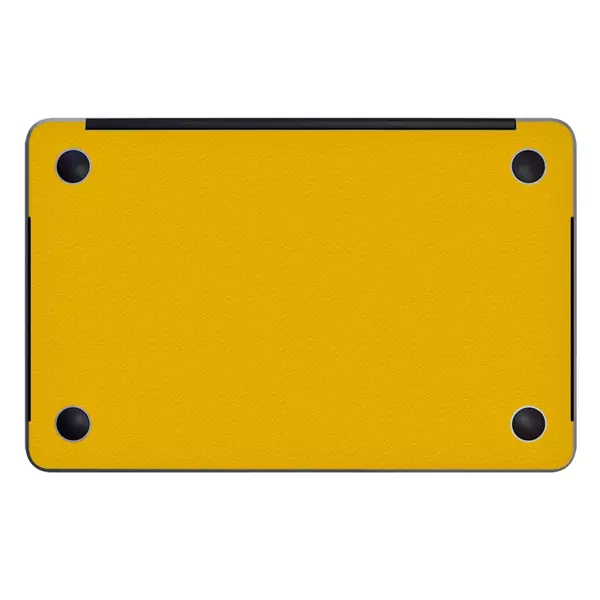 Papscover Macbook Pro 15" (2019) Kaplama - Dokulu Sarı - Image 1