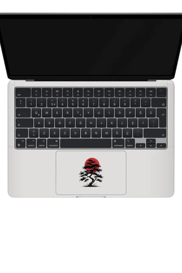 Papscover Macbook Air 13" (2024 M3) Kaplama - Japon Ağacı - Image 1