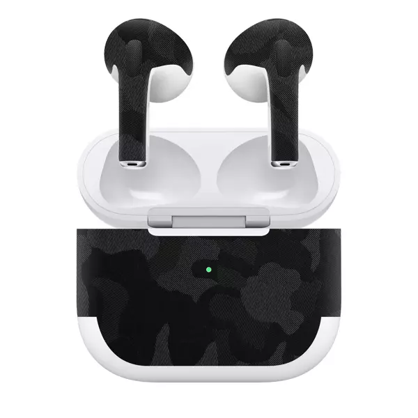 Papscover Airpods 3 Kaplama Siyah Kamuflaj - Image 1