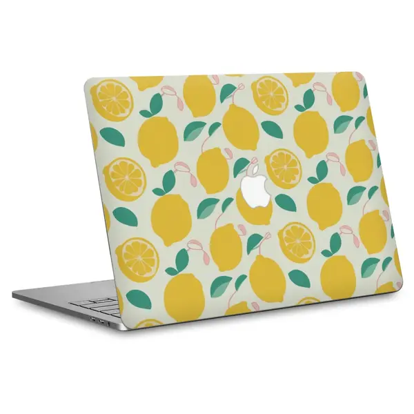 Papscover Macbook Pro 13" (2020 M1) Kaplama - Limon Çiçeği - Image 1