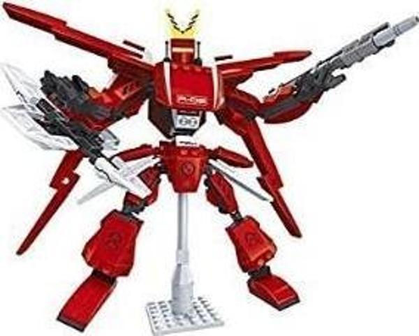Ausini 339 Parça Heroes Standlı Kırmızı Robot - Image 1