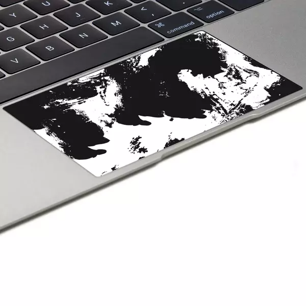 Papscover Macbook Air 13" (2018-2019) Kaplama - Siyah Beyaz - Image 1