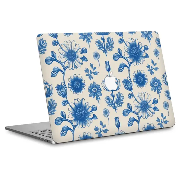 Papscover Macbook Pro 13" (2020 M1) Kaplama - Mavi Bahçe - Image 1