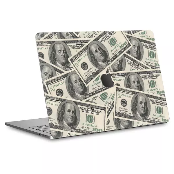 Papscover Macbook Pro 13" (2022 M2) Kaplama - Dolar Desenli - Image 1