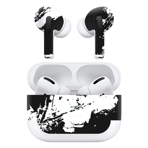 Papscover Airpods Pro Kaplama Siyah Beyaz - Image 1