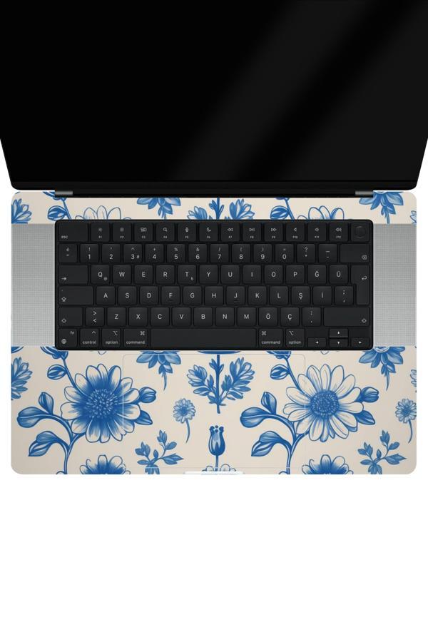 Papscover Macbook Pro 14" (2021 M1) Kaplama - Mavi Bahçe - Image 1