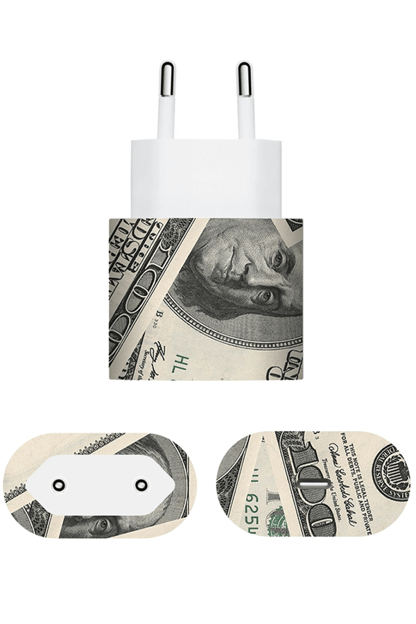 Papscover Apple 20W Şarj Aleti Kaplama Dolar Desenli - Image 1