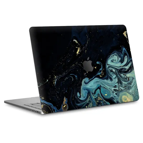 Papscover Macbook Pro 13" (2020 M1) Kaplama - Mistik Mavi Dalga - Image 1