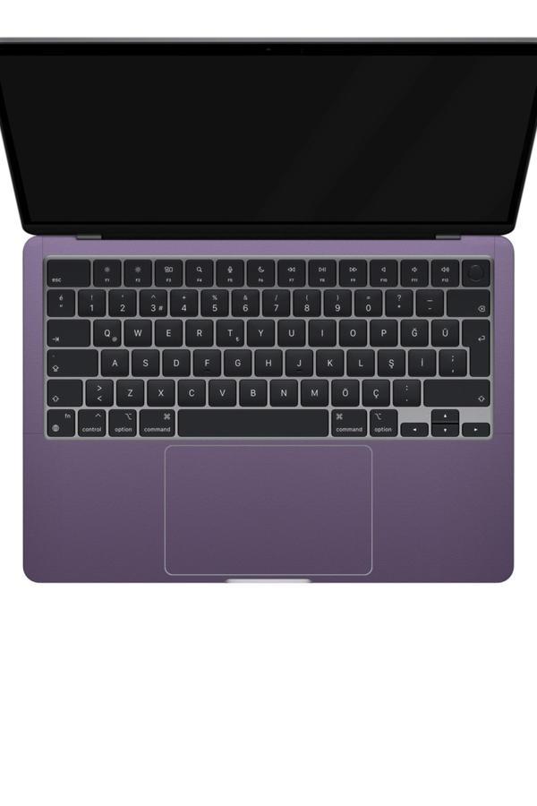 Papscover Macbook Air 13" (2022 M2) Kaplama - Dokulu Derin Mor - Image 1